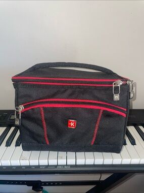 Swiss Gear Wenger -K Black & Red Insulated Lunch Bag Cooler Box